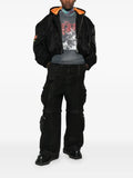 LỰU ĐẠN hooded bomber jacket