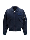 Alpha Industries Cwu-45/P logo-patch bomber jacket